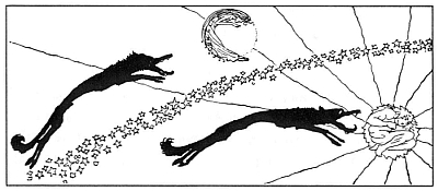 wolf sun and moon